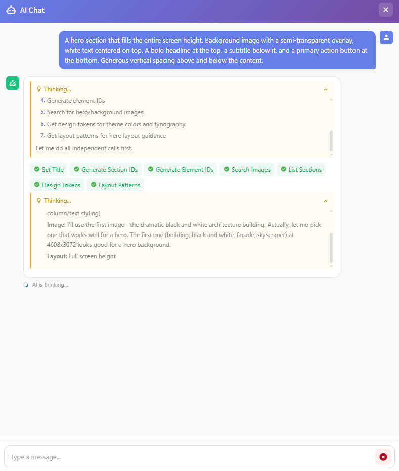 AI Chat Panel