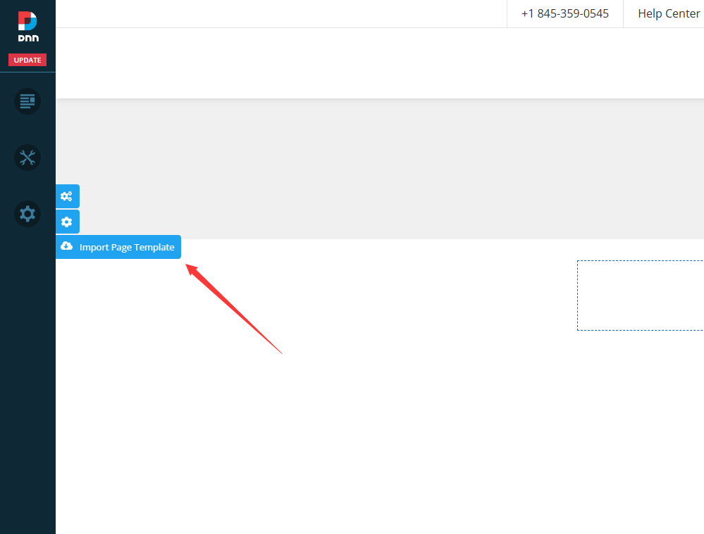 Import icon location