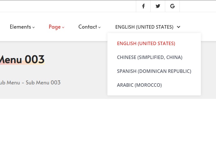 English Name