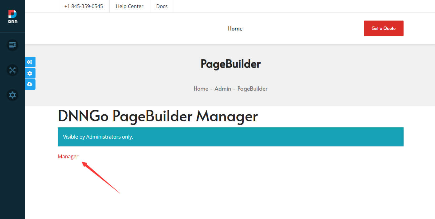 Manager Entry